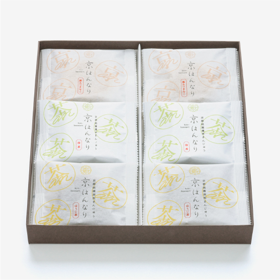 京はんなり 抹茶&ほうじ茶&黒みつきなこ